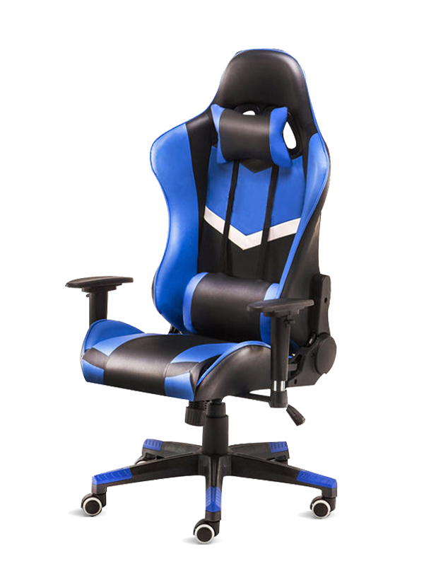 Populær PC Office Racing Computer Læder Gamer Ryglæn Gaming Stol Med Fodstøtte 