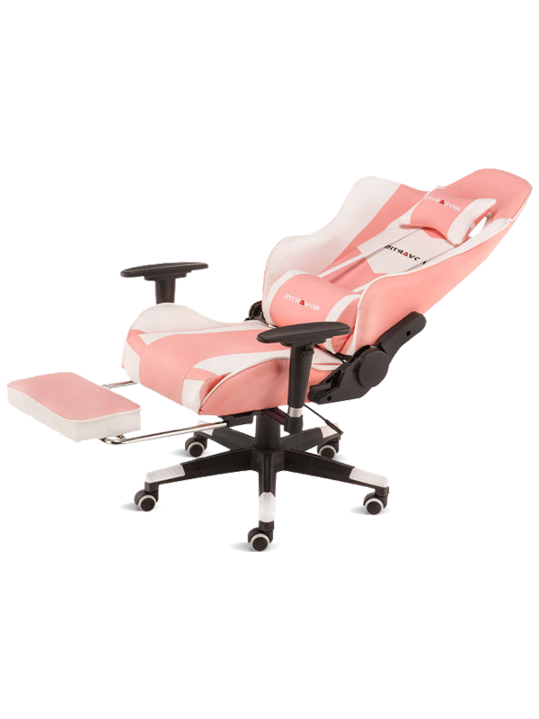 Moderne Læder Pink Kontorstol Justerbar Gamer Game Silla Computer Gaming Chair 