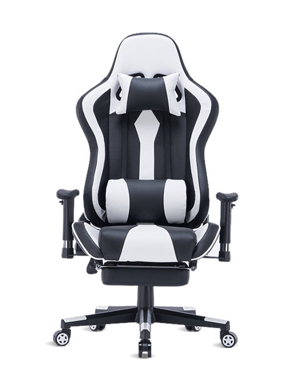 ANJI Modern Black White Gaming Sofa Sædestol Til Gamer 