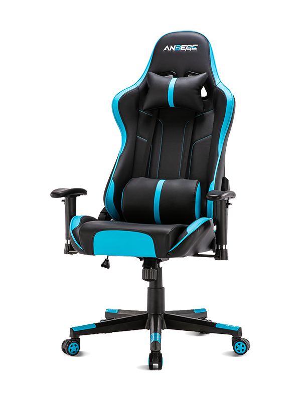 Højkvalitets ergonomisk roterende PC computer gaming stol med fodstøtte gaming stol 