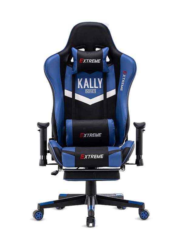 Moderne kommercielle møbel racing gaming stol med ryg- og nakkestøtte 