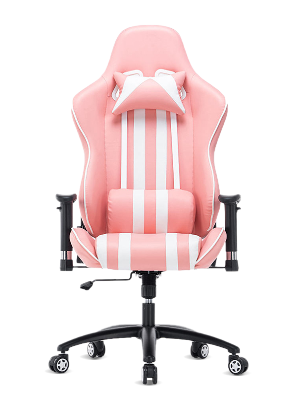 Ergonomisk komfortabel gaming stol i læder 