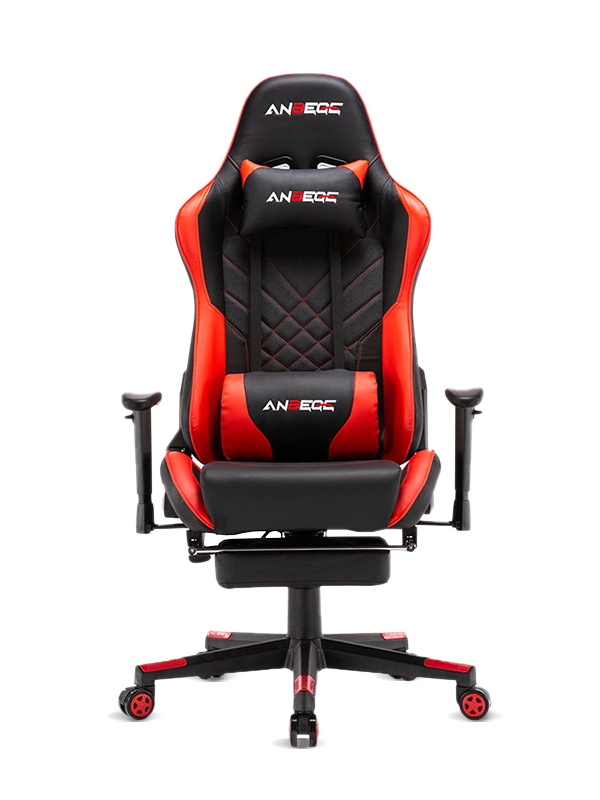 Moderigtig gaming stol tilpasset Højdejusterbar med fodstøtte HS-8020 